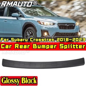 Rear Bumper <b>Lip</b> Compatible With Subaru Crosstrek 2018-2023 Body Kit Rear Guard Protector <b>Splitter</b> Car Accessories - Product Image 2