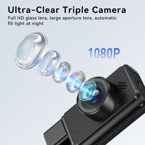 Telecamera DVR per Auto a 3 Canali con Registrazione in Loop - 720P, Schermo IPS da 2 Pollici, Registratore di Guida - Product Image 5