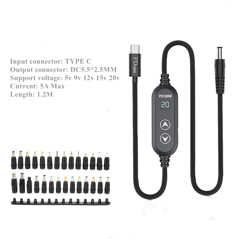 Black - with 28 adapters