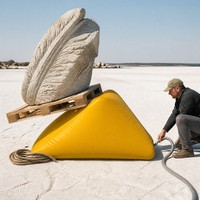 Coussin de levage pneumatique pour projets d'installation de jacuzzi commercial, sac de support gonflable pour installation