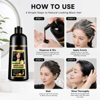 QKDS Shampoing Colorant Revitalisant pour Cheveux, Infusé au Ginseng, Fortifiant les Racines et Soin du Cuir Chevelu, Couverture Éclatante, Fournisseur d'Usine Hautement Noté
