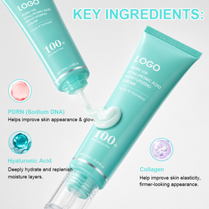 Crème Visage GUOCUI <span class=keywords><strong>BIO</strong></span> TECH Raffermissante Hydratante Éclatante au DNA de Sodium Anti-Âge Anti-Rides Hydratante PDRN Acide Hyaluronique <span class=keywords><strong>100</strong></span> - Product Image 3