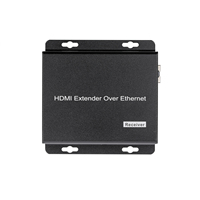 Extensor HD-MI de 200M, Cable de Red Ethernet RJ45, Extensor KVM sobre IP, Transmisor Receptor, Conversor de Video para PC y TV
