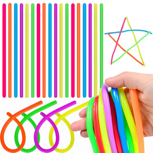 Jincan - Juguete de Cuerda Elástica de TPR Suave, con Diseño de Fideos, Sensorial Visual, para Aliviar el Estrés, para Niños - Product Image 4