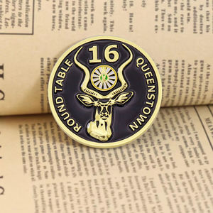 Logo or et argent personnalisé pièces de monnaie souvenir pièce de défi en alliage de zinc avec impression offset numérique gravure sur commande conception - Product Image 1