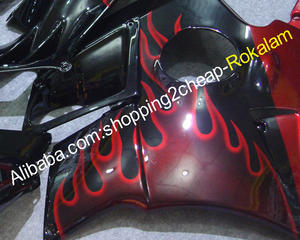 La carrocería de la motocicleta <span class=keywords><strong>carenado</strong></span> para Honda CBR600 <span class=keywords><strong>F2</strong></span> 1991, 1992, 1993, 1994 <span class=keywords><strong>CBR</strong></span> 600 600F2 91 92 93 94 rojo llama ABS carenados - Product Image 2
