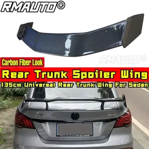 Alerón Trasero Universal de 135 cm para Sedán, Estilo GT con Aspecto de Fibra de Carbono, Alerón Trasero para Maletero, Kit de Carrocería, Accesorios para Automóviles - Product Image 4