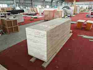เคาน์เตอร์ครัวหินอ่อนธรรมชาติสีขาวสำหรับใช้ในบ้านและโรงแรม - Product Image 4