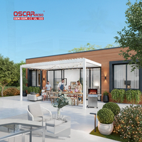 Structure et design étanche, éclairage LED RVB 360 couleurs, protection contre les fortes charges de neige, télécommande, pergola de jardin extérieure