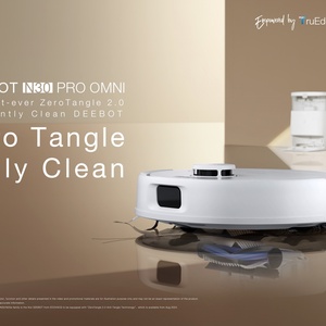 For ECOVACS for DEEBOT N30 Pro Omni Robot Vacuum <b>Mop</b> 10000Pa TruEdge Adaptive Edge Mopping ZeroTangle 2.0 for Household Use - Product Image 5