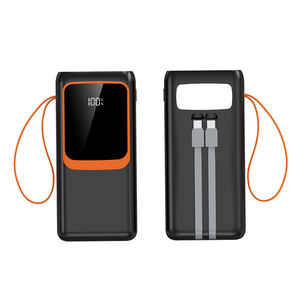 Banco de Energía Portátil de 20000mAh con Cables Integrados, Pantalla LED, Carga Rápida, Entrada y Salida Tipo-C, Enchufe Universal - Product Image 5