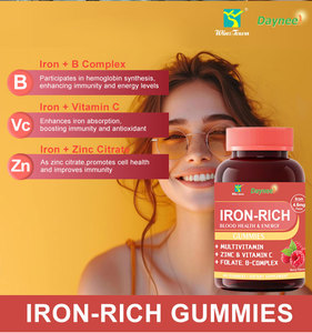 Gomitas de <span class=keywords><strong>Hierro</strong></span> OEM <span class=keywords><strong>para</strong></span> Suplemento Dietético, Vitamina C, Complejo B, Citrato de Zinc, Gomitas Veganas Masticables, Soporte Nutricional Diario - Product Image 5