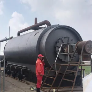 Used Tyre Recycling Machine Pyrolysis Plant Waste To Oil Equipment