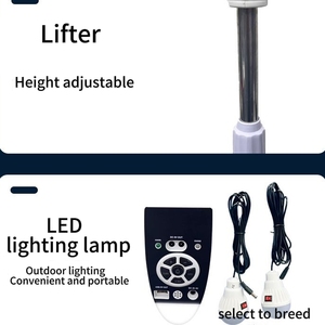 Ventilateur latéral silencieux de 16 pouces pour chambre à coucher, télécommandé, rechargeable, à énergie solaire, 6 vitesses, pour usage domestique et transfrontalier - Product Image 6