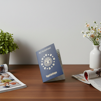Porte-passeport personnalisé de haute qualité en papier spécial imprimé en couleur pour voyages, sports et animaux de compagnie