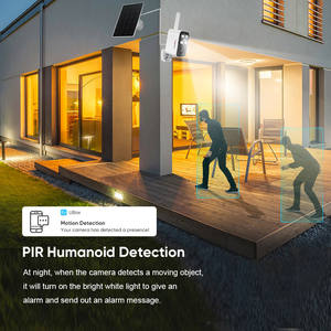 LS Vision 4G /wifi กล้องแบตเตอรี่นิรภัยพลังงานแสงอาทิตย์, 2K ไร้สายใช้แบตเตอรี่กลางแจ้งกล้องมองกลางคืนสี - Product Image 4