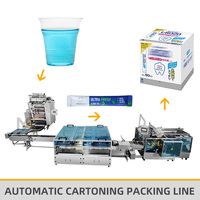 Machine automatique à emballer les liquides à plusieurs voies machine à emballer les sachets de mayonnaise en bâtonnets 8 lignes pour sauces à tremper