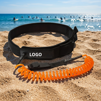Laisse de surf en TPU de haute qualité à dégagement rapide pour hydrofoil, ceinture de maintien, corde enroulée pour wing foil
