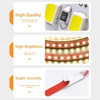 Haute luminosité SMD2835 LED bande lumineuse DC12V 8mm 180Leds/m Flexible couleur unique blanc bandes lumineuses pour placard salon