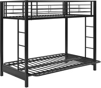 Ins — futon tuyau en métal noir pour enfants, rangement moderne, lit double, grande taille, superposé, nouvelle collection