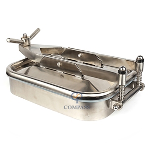 Réservoir sous pression en acier inoxydable de qualité alimentaire <span class=keywords><strong>YAF</strong></span> modèle 1 bar avec trou de porte d'accès rectangulaire pour les services de fabrication - Product Image 5