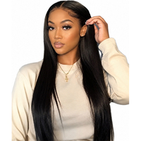 Perruque Lace Front HD 13x4 CLJhair, Densité 250%, Cheveux Humains Vierges Lisses à 100%, Pré-Pluckée, Vente en Gros Usine pour Femmes