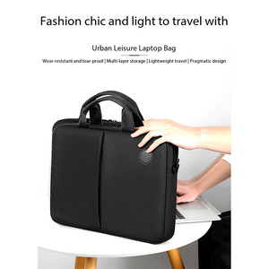 Bolsa de Hombro Personalizada para Portátil de <span class=keywords><strong>15</strong></span>.<span class=keywords><strong>6</strong></span> <span class=keywords><strong>Pulgadas</strong></span>, para Viajes de Negocios, Ligera, Resistente al Agua, Funda para Computadora Portátil - Product Image 1