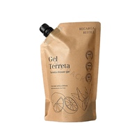 Pochette refermable avec bec verseur 1L en PE de qualité alimentaire, écologique, thermoscellable, avec bouchon à vis pour shampoing, savon liquide et produits de lavage des mains