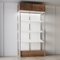 Meuble à chaussures autoportant haut personnalisable pour la vente, organisateur de rangement pour chaussures, présentoir de sacs à main pour magasin