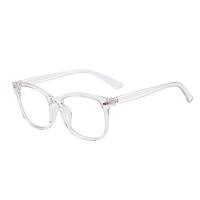 Personalisierte Blaulichtfilterbrille für Computer, Lesebrille, Gaming, TV und Telefone – Für Damen und Herren (Transparent)