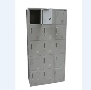 changing room 15 Doors Metal storage cabinet gym Steel Locker Price