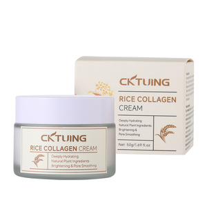 Cktuing Rice Collagen Cream 50g Deeply Hydrating Brightening Pore Smoothing <b>Face</b> Cream - Product Image 1