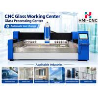 Mesin Pusat Kerja Kaca CNC HMI 3 Axis 3000*1600MM 2500*1500MM untuk Pemotongan, Penggilingan, Pengeboran, dan Pemolesan Kaca Cermin