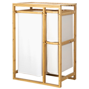 Bamboo Storage <b>Shelf</b> 60X70cm 2 Tier Freestanding Bathroom <b>Bedroom</b> Living Room Organizer - Product Image 5