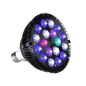 Liweida blue uv grow lamps full spectrum led aquarium light for coral reef light live plant tank par38 arowana tanning light