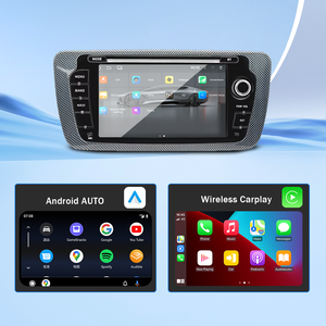 Lecteur multimédia Android 15 pour Seat <span class=keywords><strong>Ibiza</strong></span> 6J IV4 2009-2013, autoradio double DIN avec Carplay sans fil, écran HD - Product Image 3