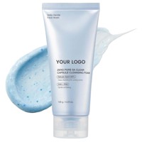 Nettoyant en Capsules Zero Pore Clear Blue Sans Brosse pour une Peau Nette et des Points Noirs Réduits, Double Nettoyage, Soin Coréen OEM ODM