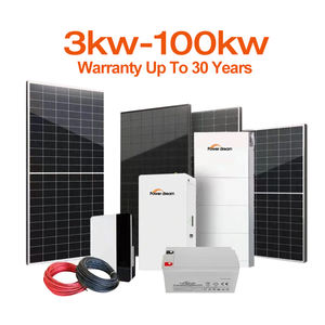 Hệ thống năng lượng mặt trời ngoài lưới 3Kva 8Kva, hệ thống lưu trữ năng lượng gia đình 5000 Watts, bộ kit tấm pin mặt trời 30Kw, silicon đa tinh thể MPPT - Product Image 2