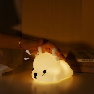 Noël décor à la maison cerf bébé LED enfants veilleuse sommeil thérapie lumière LED pour jouets nuits étoilées lumière - Product Image 6