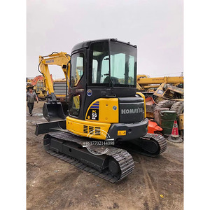 Mini Excavadora Komatsu de Alta Calidad, Segunda Mano, Komatsu PC55MR PC55MR-2, Fabricada en Japón, Barata en Venta - Product Image 1
