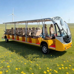 Autobús Turístico Eléctrico Amarillo de la Mejor Calidad, 23 Pasajeros, Ahorro de Energía, Autobús de Transporte Personalizable para Hoteles y Resorts - Product Image 5