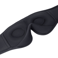 Masque de Sommeil 3D Musical Super Doux avec Casque Audio Stéréo Intégré et Bandeau Réglable en Coton Élastique
