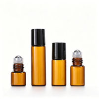 Flacons d'huiles essentielles de luxe de 1 ml, 2 ml, 3 ml, 5 ml, mini flacons roll-on, flacons de parfum à bille