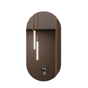 Miroir de salle de bain LED Bluetooth multifonctionnel, ovale, sans cadre, rétroéclairé, <span class=keywords><strong>anti</strong></span>-buée, personnalisé, vente en gros, pour hôtel <span class=keywords><strong>Coupe</strong></span> <span class=keywords><strong>du</strong></span> <span class=keywords><strong>Monde</strong></span> - Product Image 6