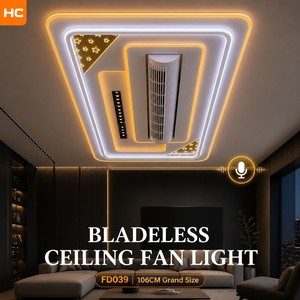 Bladeless <b>Ceiling</b> Fan with APP <b>Control</b> - Smart WiFi <b>Ceiling</b> Fan <b>Light</b> with <b>Remote</b> for Bedroom - Product Image 4