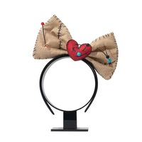 Poupée Voodoo, serre-tête Halloween, accessoire de décoration cosplay avec collier, jouet
