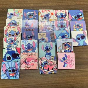 Wholesale Multiple Styles Stitch Cartoon Makeup <strong>Mirror</strong> Mini square <strong>Compact</strong> <strong>Mirror</strong> Double Sided Folding Pocket <strong>Mirror</strong> Travel - Product Image 1
