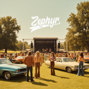 T-shirt à manches longues Zephyr, design rétro classique des années 70 - Product Image 3