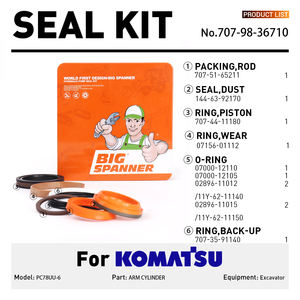 <span class=keywords><strong>Kit</strong></span> di Riparazione per Cilindro Idraulico PC78UU-6 707-98-36710 per Escavatore Komatsu - Product Image 6