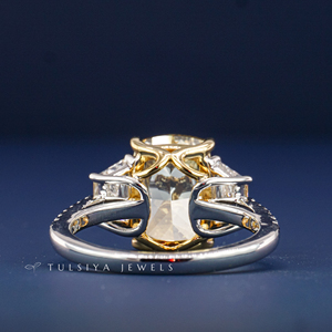 Anillo Clásico de Oro de 14K con Diamante Cultivado en Laboratorio para Mujer, Elegante Anillo de Compromiso con Diamante Sintético Solitario, Joyería Fina, Regalo de Boda - Product Image 4